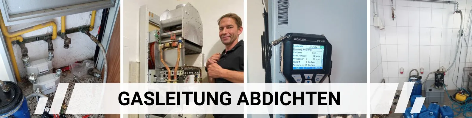 Gasleitung reparieren wegen Leck – Abdichten, Neuverlegung und Dichtheitsprüfung in Wien, Niederösterreich, Burgenland