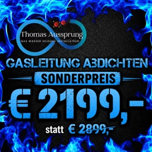 Gasleitung abdichten in Wien ohne Stemmarbeiten mit BCG 2000 bei Thomas Aussprung Installateur Meister