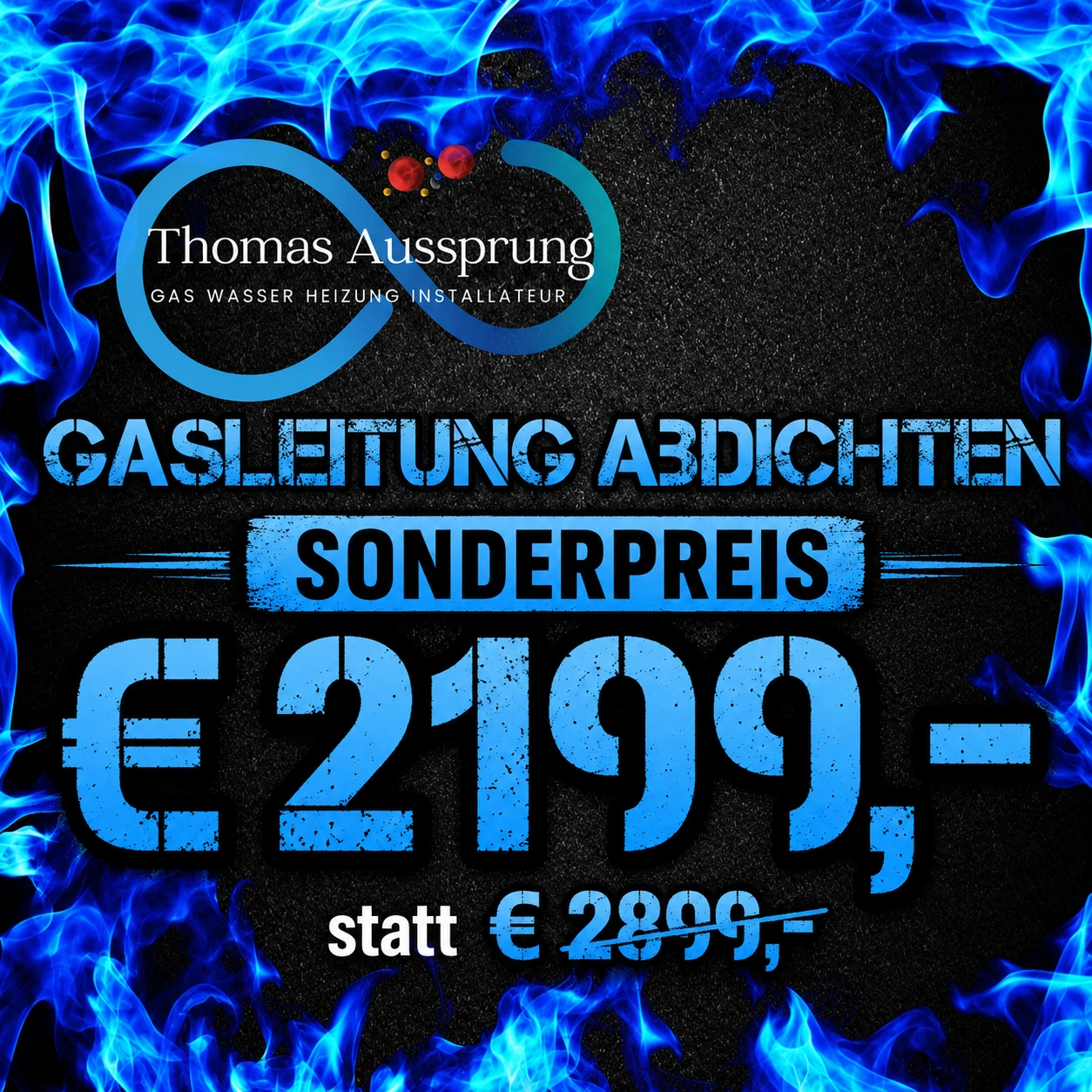 AKTION Gasleitung Abdichten/Dichstellen – Gasleitung abdichten ohne Stemmen
